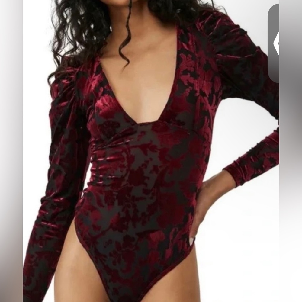 Free People Magic Hour Bodysuit  Size XS. NWT COLOR  Color: Midnight Combo